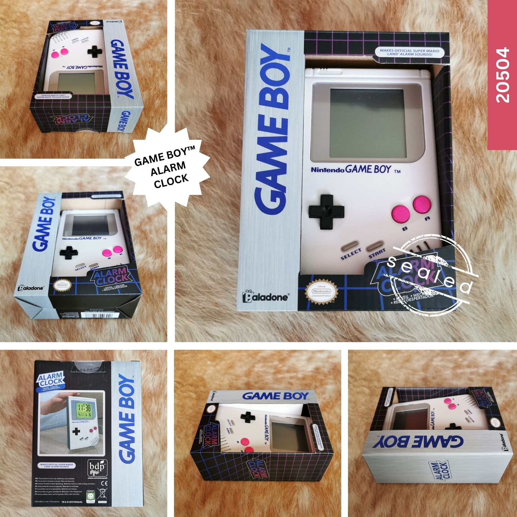 Game Boy™ Alarm Clock (20504) Merchandise